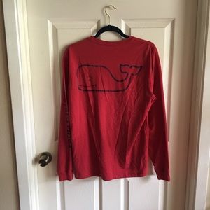 Vineyard Vines Red Long-sleeve Tee